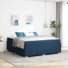 Estrutura da Cama Azul 180 x 200 cm tecido 1