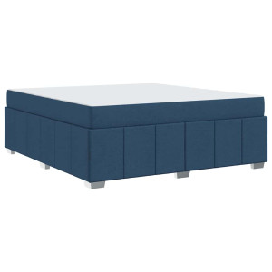 Estrutura da Cama Azul 180 x 200 cm tecido H