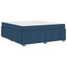 Estrutura da Cama Azul 180 x 200 cm tecido 2