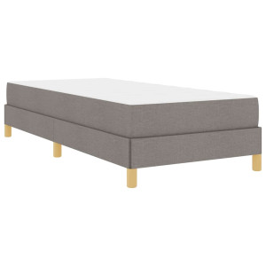 Cama Box Taupe. Marrom 90 x 190 cm H