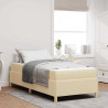 Cama Box Outros Branco e Creme 90 x 190 cm tecido 1