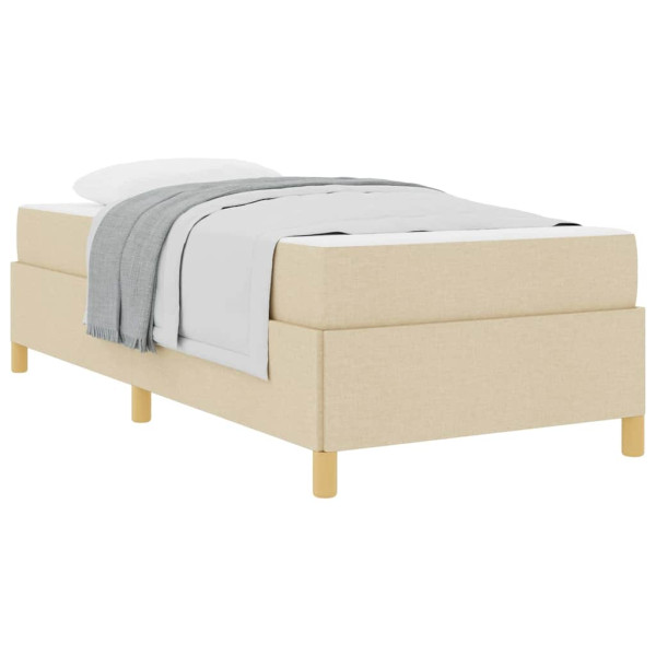 Cama Box Outros Branco e Creme 90 x 190 cm tecido M 3