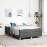 Cama tipo Box Spring Otro Gris oscuro y blanco y gris oscuro 1