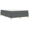 Cama tipo Box Spring Otro Gris oscuro y blanco y gris oscuro 2