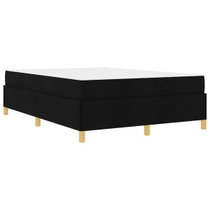 Cama Box Outros Preto e Branco e Preto 160 x 200 cm tecido H