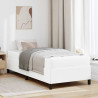 Estructura de cama con colchón Blanco 80 x 200 cm 1