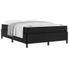 Estrutura de cama com colchão Preto 140 x 200 cm 3