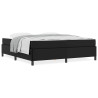 Estructura de cama con colchón Negro 180 x 200 cm 4