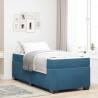 Estructura de cama Otro Azul oscuro 90 x 190 cm Terciopelo 1