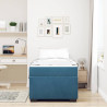 Estrutura da Cama Outros Azul escuro 90 x 190 cm Veludo 5