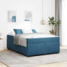 Estructura de cama Otro Azul oscuro 160 x 200 cm Terciopelo 1