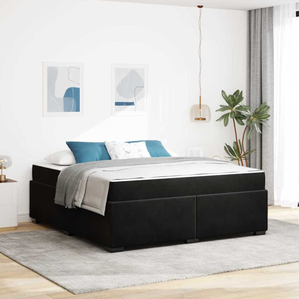 Estructura de cama Otro Negro 180 x 200 cm Terciopelo D
