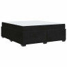 Estrutura da Cama Outros Preto 180 x 200 cm Veludo 2