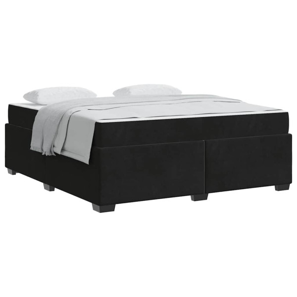 Estructura de cama Otro Negro 180 x 200 cm Terciopelo M 3