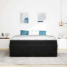 Estructura de cama Otro Negro 180 x 200 cm Terciopelo 5