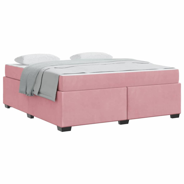 Estructura de cama Otro Rosa 180 x 200 cm Terciopelo M 3