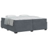 Estructura de cama Otro Gris oscuro 200 x 200 cm Terciopelo 3