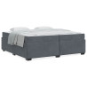 Estructura de cama Otro Gris oscuro 200 x 200 cm Terciopelo 4