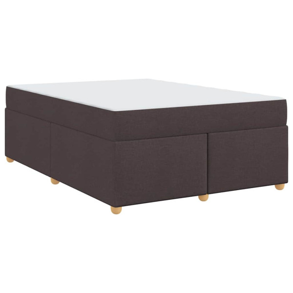 Estructura de cama Otro Marrón oscuro 160 x 200 cm tela M 2