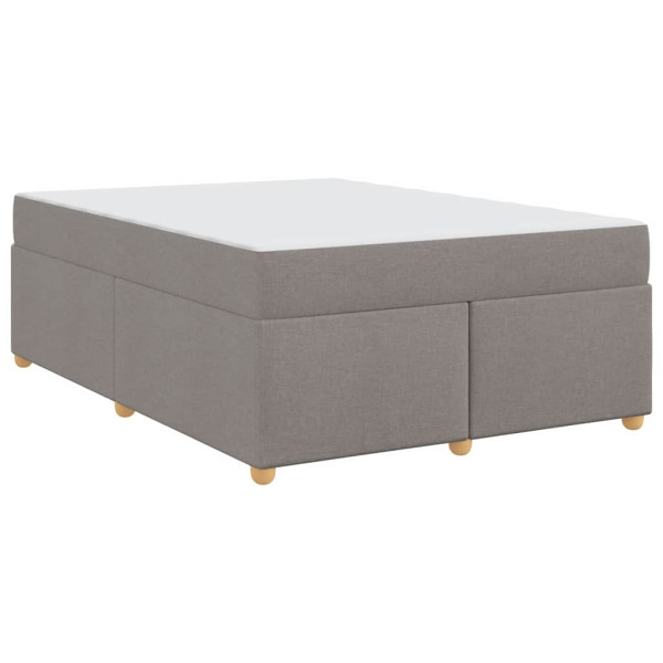 Estrutura da Cama Cinzento-acastanhado 160 x 200 cm tecido M 2