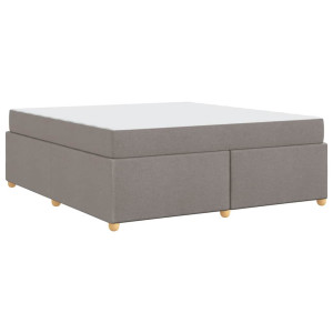 Estrutura da Cama Cinzento-acastanhado 180 x 200 cm tecido H