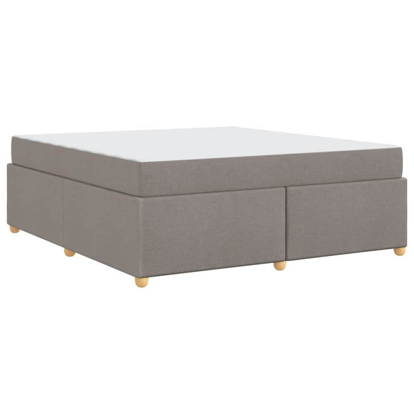 Estrutura da Cama Cinzento-acastanhado 180 x 200 cm tecido M 2