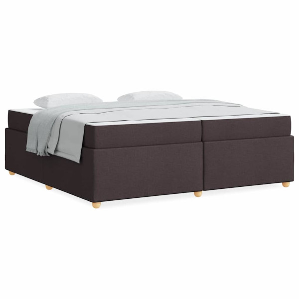 Estrutura da Cama Outros Castanho escuro 200 x 200 cm tecido M 4