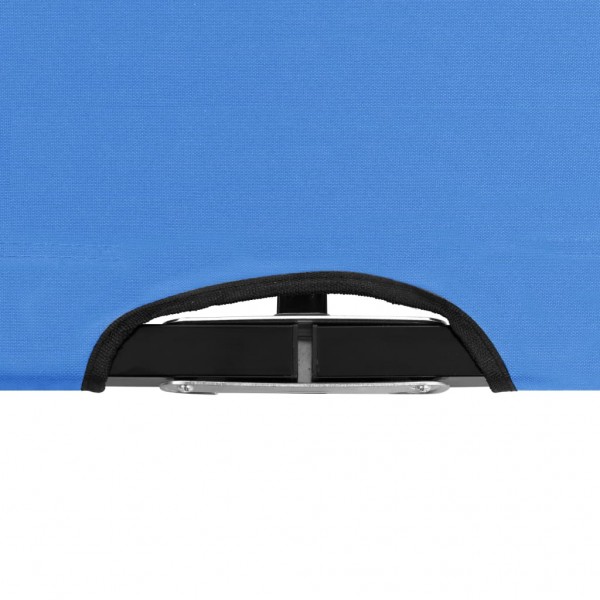 Espreguiçadeira/cama dobrável para 2 pessoas aço azul M 5