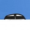 Tumbona plegable para 2 personas acero azul 5