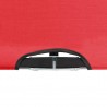 Tumbona plegable para 2 personas acero roja 5