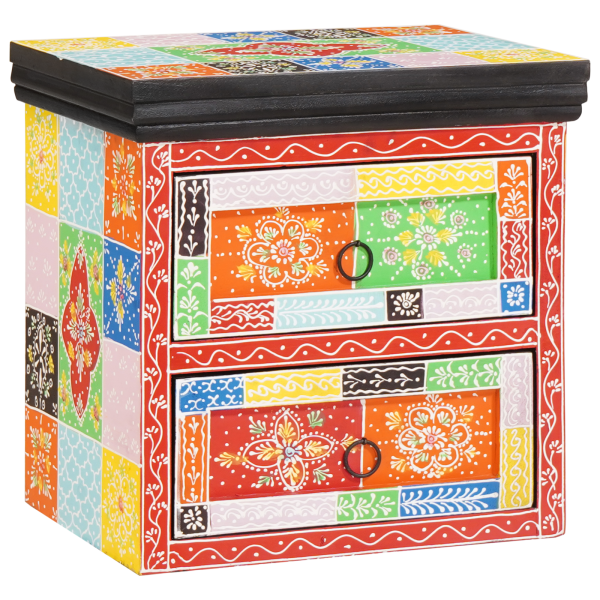 Armario de Noche con cajón Multicolor 40 x 30 x 40 cm D