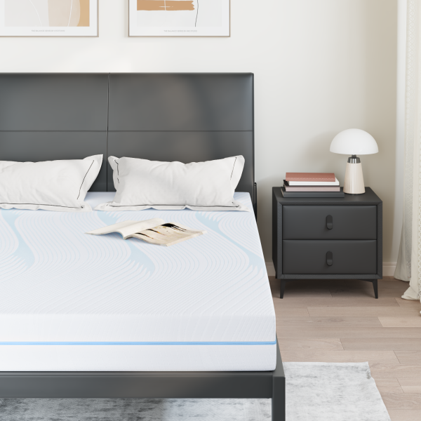 Colchões Branco 140 x 200 cm Tecido jacquard 100% poliéster M 3