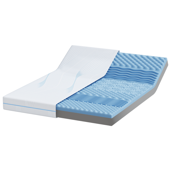 Colchões Branco 140 x 200 cm Tecido jacquard 100% poliéster M 4