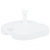 Base de sombrilla rellenable arena/agua plástico blanco 16 L 1