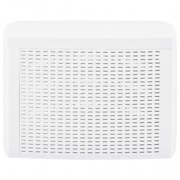 Mesa auxiliar de plástico blanco 54x54x36.5 cm M 3