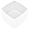 Mesa de apoio 54x54x36.5 cm plástico branco 5