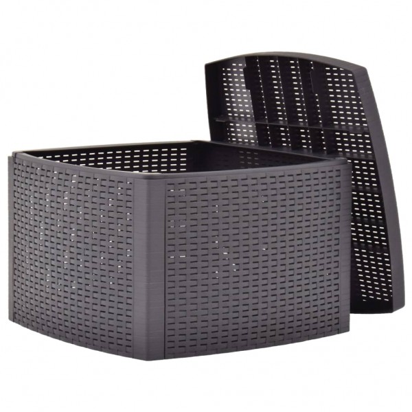 Mesa de apoio 54x54x36.5 cm plástico moca M 3