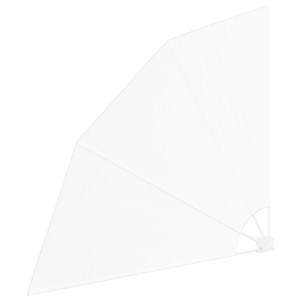 Tela de Privacidade para Varanda Branco 160 x 160 cm tecido M 2