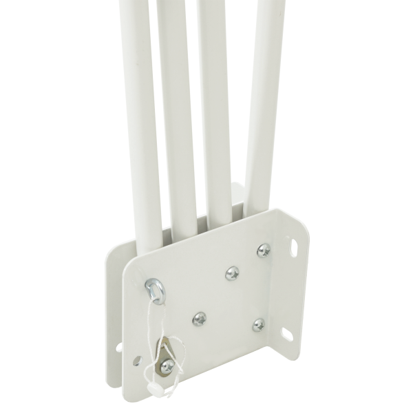 Pantalla de Privacidad para Balcón Blanco 160 x 160 cm tela M 4