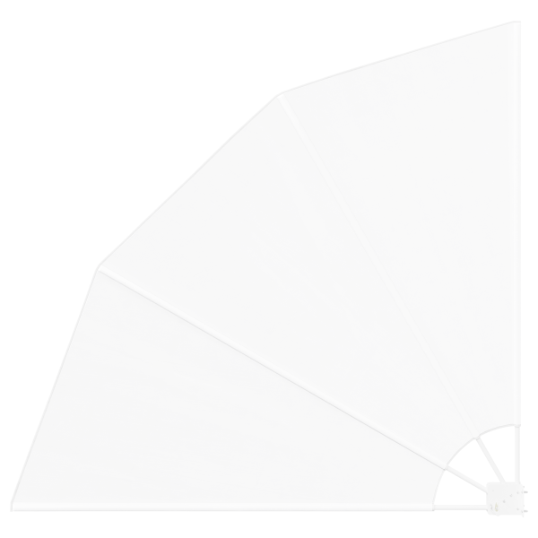 Pantalla de Privacidad para Balcón Blanco 140 x 140 cm tela M 2