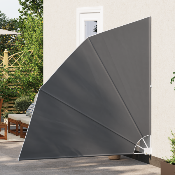 Tela de Privacidade para Varanda Preto 210 x 210 cm tecido M 3