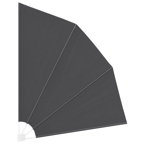 Tela de Privacidade para Varanda Preto 210 x 210 cm tecido M 5