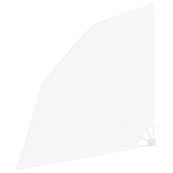 Tela de Privacidade para Varanda Branco 210 x 210 cm tecido M 4