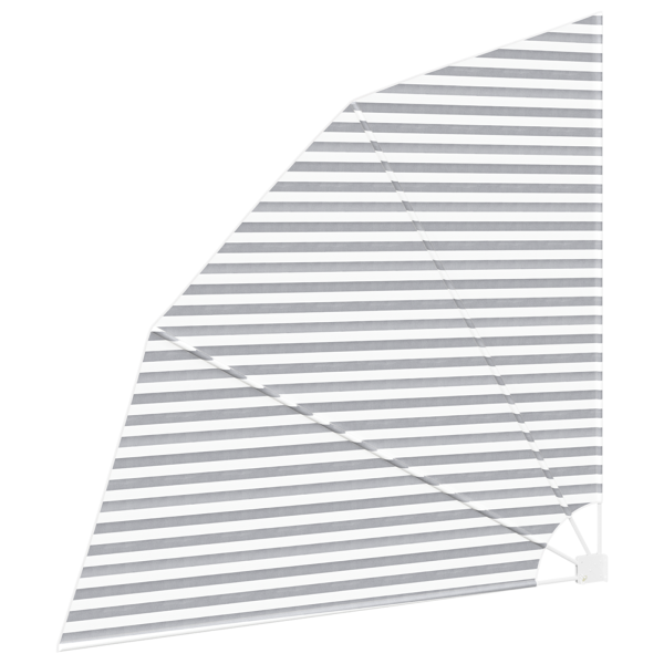 Pantalla de Privacidad para Balcón Manual Antracita y blanco M 4