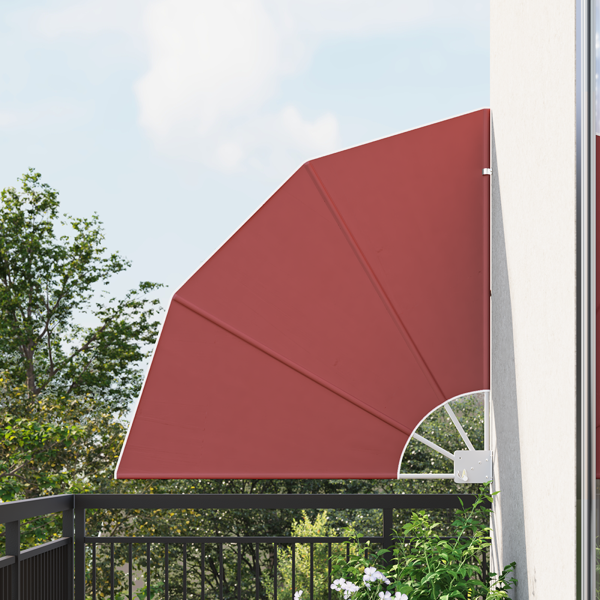 Pantalla de Privacidad para Balcón Terracota 115 x 115 cm tela D