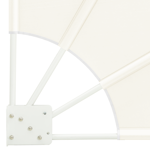 Tela de Privacidade para Varanda Creme 160 x 160 cm tecido M 5