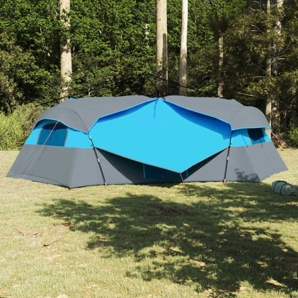 Tienda con techo Otro con ventilación de aire Azul y Negro 520 x 520 x 190 cm D