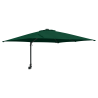 Parasol de jardín Verde 248.5 x 247.5 x 160 cm tela 2