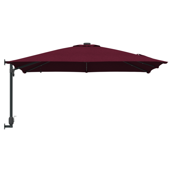 Parasol de jardín Rojo burdeos 248.5 x 247.5 x 160 cm tela M 5