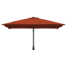 Parasol de jardín Terracota 248.5 x 247.5 x 160 cm tela 4